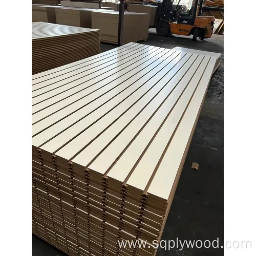 Factory Sale Slot MDF Melamine Faced MDF